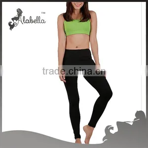 Classic Black Mid-high Rise Yoga Tight thumbnail-1