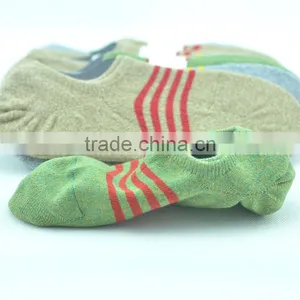 Men Invisible Socks Low Cut Striped Socks thumbnail-2