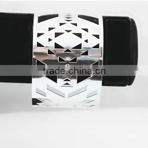 2015 Fashion Metal Gold Hollow Open Bangle Jewelry Adjustable thumbnail-6