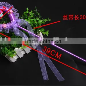Party Halloween Princess Magic Fairy Wand Love Heart Shape Plastic Little Girls Fair Wands for 2016 Festival Promotion Gifts thumbnail-2