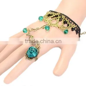 Hot Sale South Korean Jewelry Antique Lace Diamond Jewelry Sets Wholesale thumbnail-2