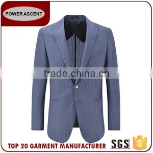 Spring Autumn Strip Business Office Uniform Designs Suits thumbnail-1