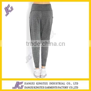 Custom Double Layer Design Harem Pants,women Three Quarter Harem Pants,jiangxi Cotton Harem Pants thumbnail-4