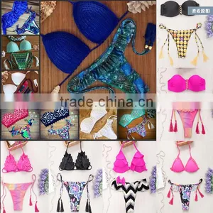 2016 SEXY HOT LADY BRAZILIAN BEAUTY CUSTOM MACRAME WHOLESALE FULLSIZE BIKINI thumbnail-1