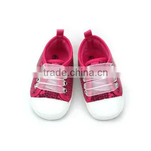 Newborn Baby Shoes Wholesale Satin Fabric Lace Baby Shoes thumbnail-1