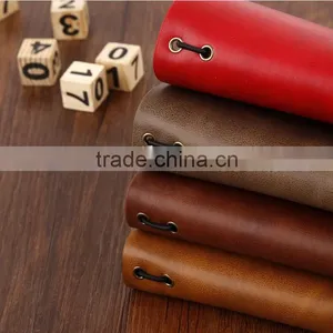 Custom Retro Journal Planner PU Cover Loose Leaf Notebook Removable Inner Pages thumbnail-4