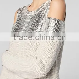 Sexy Design Sweater Knitted Top For Ladies thumbnail-2