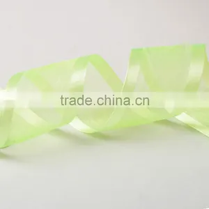 38mm Wide Sheer Organza Ribbon With Satin Edged thumbnail-2