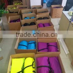 2017 Newest Fast Inflatable Sleeping Bag Hangout Suitable for Camping & Travel ,Air Mattress Bed Beach Sofa Only thumbnail-1