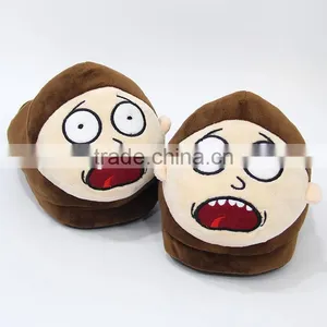 Rick And Morty Anime Cartoon Lovely Plush Soft Indoors Slipper 28cm thumbnail-1