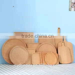 Pine Wood Pizza Plate Tray / 8-12inch Pizza t Tray Coffee Holder Tray / Msh Dessert Cake Woode l Plate Tray / Fancy Dinnerware thumbnail-4