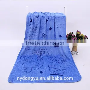 Top Quality Microfiber Towel/ Yxg Monkey Rabbit Animal Printed Bath Towels 70x140cm/ Fancy Owels thumbnail-3