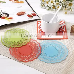 Hot Selling Promotional PVC Silicone Table Placemate Coaster thumbnail-5
