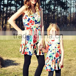 Boutique Longsleeve Mother and me Matching Dresses Mother Daughter Outfit Clothing Dresses thumbnail-1