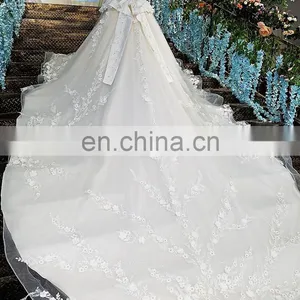 LS00222 One Piece Dress Latest Factory Direct China Quinceanera Gowns Wedding Dress thumbnail-4