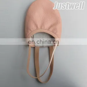 Real Leather Half Sole Turner Ballet Shoes Wholesale thumbnail-3