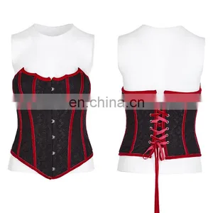 Y-779 Gothic Bat Overbust Corset by Punk Rave thumbnail-5
