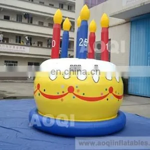 AOQI Cheap Price Inflatable Birthday Cake Model for Party thumbnail-1