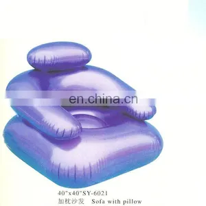 Inflatable PVC Single Armchair With Back Rest thumbnail-1