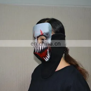 Cold Light Glowing Mask Voice Control Hallowmas Facial Mask thumbnail-4