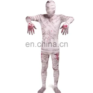 2016 Full Body Lycra Spandex Zentai Mummy Unisex Adult Party Cosplay Costume thumbnail-1