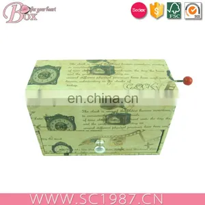 Hot Sale Custom Ballerina Wind Up Paper Music Box thumbnail-1