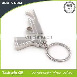 Popular Wholesale Custom Gun Shaped Metal Keychain for Man thumbnail-3