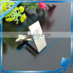 Brand Name Metal Cufflinks thumbnail-1