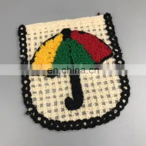 no Minimum Custom Iron on Embroidered Letter Towel Chenille Patches thumbnail-5
