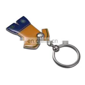 Promotion Custom Sportwear Shaped Football Tshirt Metal Epoxy Printing Keychain thumbnail-2