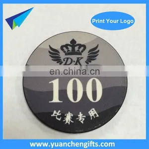 Popular Custom Printed Logo Sticker Poker Chips Golf Ball Marker thumbnail-2
