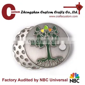 Factory Wholesale Custom Logo Magnetic Golf Ball Marker thumbnail-2