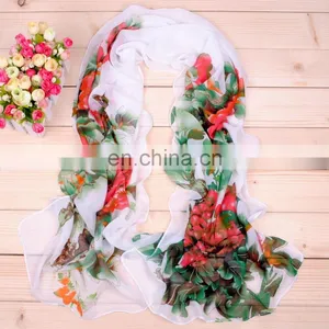 New Styles Chiffon Scarf Wholesale Women's Fashion Plain Shawl thumbnail-5