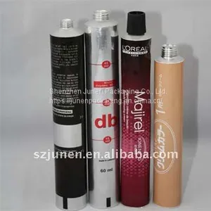 Hair Color Cream Collapsible Aluminum Packaging Tube thumbnail-1