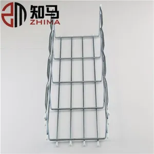 Best Selling 0.8 Zinc GI Wire Mesh Cable Tray for Ceiling Hot Dip Galvanized Steel Cable Tray thumbnail-1