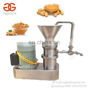Industrial Groundnut Hazelnut Paste Almond Cashew Nut Tahini Cocoa Bean Grinding Peanut Butter Making Machine India thumbnail-1