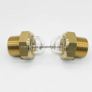 Brass Domed Oil Level Glass Sights for Radiators NPT Pipe Thread 1/2 thumbnail-4