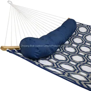 Hot Sale Hammock Curved Folding Bar Portable Hammock With Pillow and Carry Bag thumbnail-2