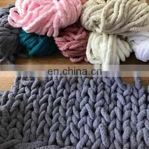 YUANYUAN Jiangsu Wholesale Chenille Thick Chunky Yarn For Cat Beds Dog Beds thumbnail-3