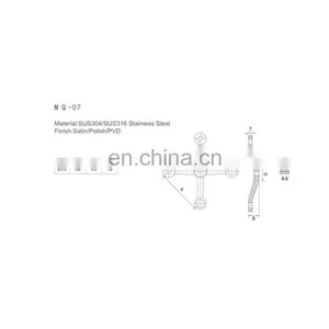 High Quality Stainless Steel Wall Curtain Glass Spider, Glass Spider Fittings thumbnail-3