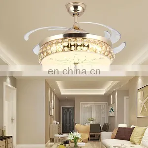 Decorative Invisible Ceiling Fan Light With Hidden Blades Remote Control for Living Room thumbnail-3