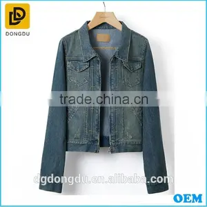 Clothing Wholesale 2016 Thick Nylon Denim Jacket Mens thumbnail-3