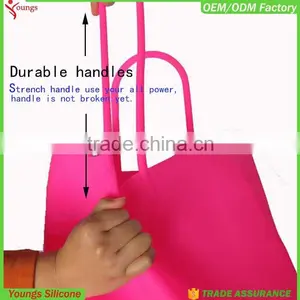 Silicone Tote, Valentine's Bag, Mother Day Bag thumbnail-2