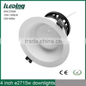 Hot Sale in Euro Market CE RoHs Listed 4 Inch E27 AC100-240V Led 15w Down Lights thumbnail-1