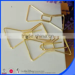 Iron Wire Colorful Plated Bow Paper Clip Logo Design Quality Choice thumbnail-3