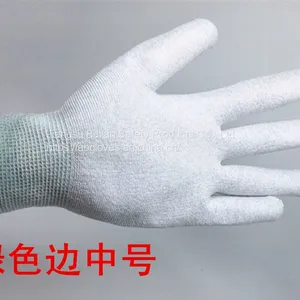 Factory Price Hand Protective ESD PU Palm Coated Glovess thumbnail-2