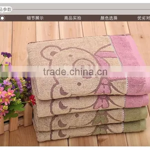 Best Quality 100%cotton for Kids Cartoon Bear Design Baby French Terry Knitting Fabric Quick-dry Towel thumbnail-4