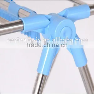Foldable Laundry Stainless Steel Towel Steel Rack thumbnail-3