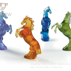 Crystal Glass Mini Animal Sculpture Home Accessories Baby New Born Wedding Return Gift thumbnail-2