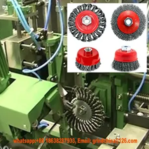Shank Wire Wheel for Drill Making Machine,Angle Grinder Wire Cup Brush Making Machine thumbnail-2